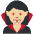 Woman Vampire Medium Light Skin Tone Emoji from Twemoji Set