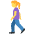 Woman Walking Emoji from Twemoji Set
