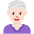 Woman Wearing Turban Light Skin Tone Emoji from Twemoji Set