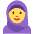 Woman With Headscarf Emoji from Twemoji Set