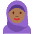 Woman With Headscarf Medium Dark Skin Tone Emoji from Twemoji Set