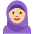 Woman With Headscarf Medium Light Skin Tone Emoji from Twemoji Set