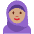 Woman With Headscarf Medium Skin Tone Emoji from Twemoji Set