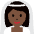 Woman With Veil Dark Skin Tone Emoji from Twemoji Set