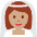 Woman With Veil Medium Skin Tone Emoji from Twemoji Set