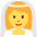 Woman With Veil Emoji from Twemoji Set