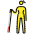 Woman With White Cane Emoji from OpenMoji Set