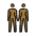 Women Holding Hands Medium Dark Skin Tone Emoji from OpenMoji Set