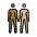 Women Holding Hands Medium Dark Skin Tone Medium Light Skin Tone Emoji from OpenMoji Set