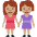 Women Holding Hands Medium Skin Tone Emoji from Twemoji Set
