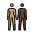 Women Holding Hands Medium Skin Tone Dark Skin Tone Emoji from OpenMoji Set