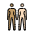 Women Holding Hands Medium Skin Tone Light Skin Tone Emoji from OpenMoji Set