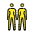 Women Holding Hands Emoji from OpenMoji Set