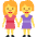 Women Holding Hands Emoji from Twemoji Set