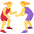 Women Wrestling Emoji from Twemoji Set
