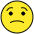 Worried Face Emoji from OpenMoji Set