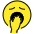 Yawning Face Emoji from OpenMoji Set