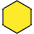 Yellow Hexagon Emoji from OpenMoji Set
