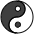 Yin Yang Emoji from OpenMoji Set