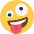 Zany Face Emoji from Twemoji Set