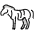 Zebra Emoji from OpenMoji Emoji Set