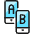 Ab Testing Smartphones icon - Free transparent PNG, SVG. No sign up needed.