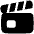 Film Slate Icon from Plump Solid Set
