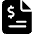 Accounting Document Icon from Ultimate Bold Set