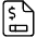 Accounting Invoice Icon from Ultimate Light Set