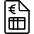 Accounting Invoice Euro Icon from Ultimate Light Set