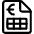 Accounting Invoice Euro Icon from Ultimate Regular Set