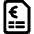 Accounting Invoice Euro Icon from Ultimate Bold Set