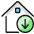 Real Estate Action House Download Icon from Ultimate Colors Set