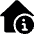 Real Estate Action House Information Icon from Ultimate Bold Set