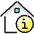 Real Estate Action House Information Icon from Ultimate Colors Set | Free Download as SVG Vector and Transparent PNG | Streamline icons