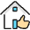 Real Estate Action House Like Icon from Ultimate Colors Set | Free Download as SVG Vector and Transparent PNG | Streamline icons