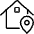 Real Estate Action House Pin Icon from Ultimate Light Set | Free Download as SVG Vector and Transparent PNG | Streamline icons