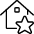 Real Estate Action House Star Icon from Ultimate Light Set | Free Download as SVG Vector and Transparent PNG | Streamline icons