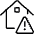 Real Estate Action House Warning Icon from Ultimate Light Set | Free Download as SVG Vector and Transparent PNG | Streamline icons