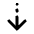 Arrow Cool Down Fill Icon from Rounded Fill - Material Pro Set