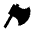 Axe Fill Icon from Sharp Fill - Material Pro Set