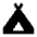 Camping Fill Icon from Sharp Fill - Material Pro Set