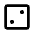 Dice 2 Icon from Rounded Line - Material Pro Set