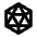 Dice Alt Icon from Sharp Line - Material Pro Set