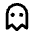Ghost Icon from Rounded Line - Material Pro Set