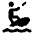 Kitesurfing Icon from Rounded Line - Material Pro Set
