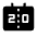 Scoreboard Fill Icon from Outlined Fill - Material Symbols Set