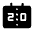 Scoreboard Fill Icon from Rounded Fill - Material Symbols Set