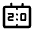 Scoreboard Icon from Rounded Line - Material Symbols Set