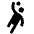 Sports Handball Fill Icon from Sharp Fill - Material Pro Set